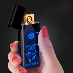 Custom Finger Printing Plasma Usb Lighter