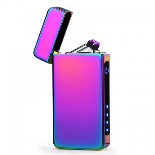 colorful double arc rechargeable lighter