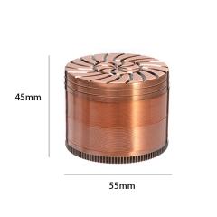 3 lays Zinc alloy Herb Grinder JL-708J