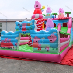 Aire de jeux gonflable Peppa Pig