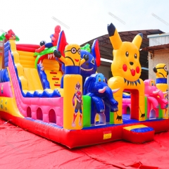 Cartoon Inflatable Amusement Playground