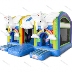 Unicorn Inflatable Bouncer With Slide