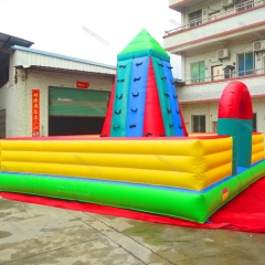 Children Climbing Wall