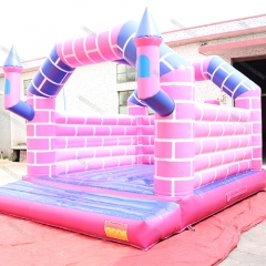 Pink Inflatable Bouncer Castle