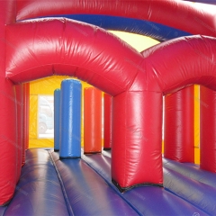 Double Slide Inflatable Obstacle Course