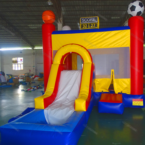 Sports Bouncer Castle With Pool