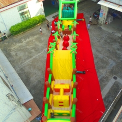 Inflatable Tropical Obstacle Course