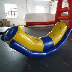 Inflatable seesaw water toy