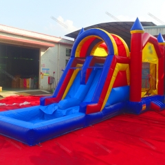 Commercial Bounce House With Water Slide