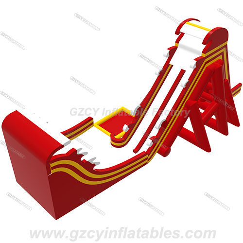 Inflatable Roller Coaster Slide N Drop Kick