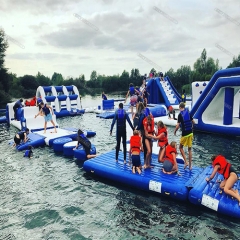 Uk Inflatable Floating Aqua Water Park