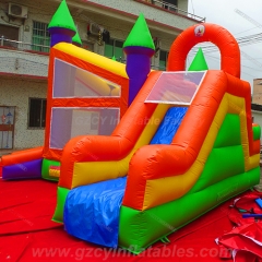 Castelos bouncy comerciais com slide