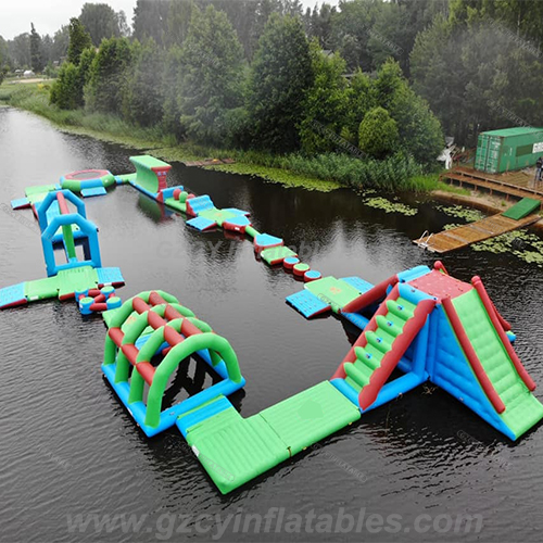 Jeu de Floating Inflatable Water Park