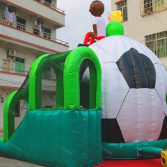 Football Bouncy Castles With Slide