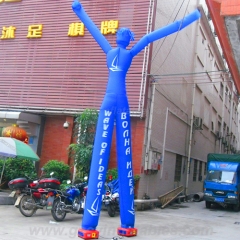 Danseur d'air à double jambe de publicité extérieure