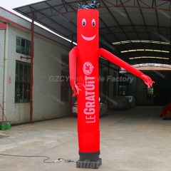 Danseur gonflable extérieur d’air de publicité avec le logo