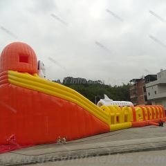 Aeroplano Parque de atracciones inflable Equipo de entretenimiento al aire libre