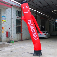 Danseur gonflable extérieur d’air de publicité avec le logo