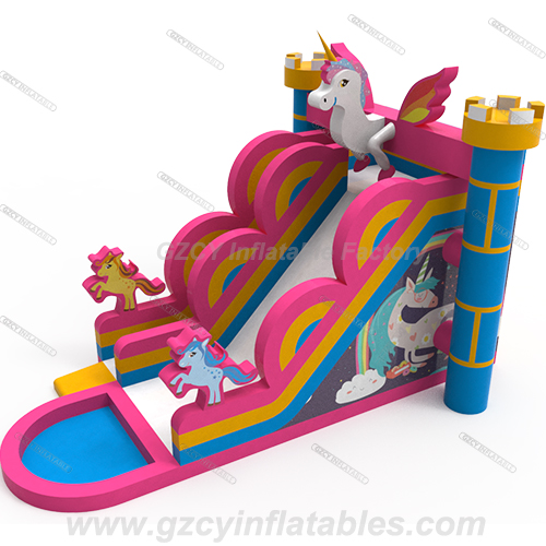 Newest Unicorn Castle Water Slide