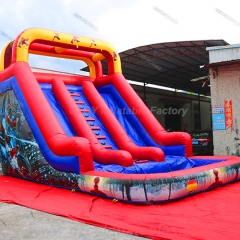 Diapositiva de agua Spiderman inflable