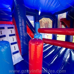 Castillo de rebote inflable comercial congelado