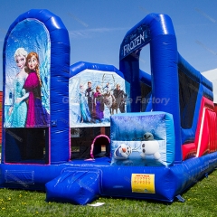 Castillo de rebote inflable comercial congelado