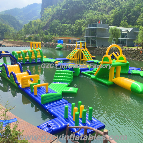 High quality inflatable floating water park for all water place