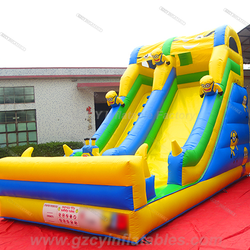 Minion,Toboggan Gonflable,Inflatable Dry Slide,inflatable slide dry