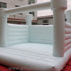 Castillo hinchable inflable verde suave