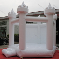 Nueva boda blanca rebotando castillo inflable