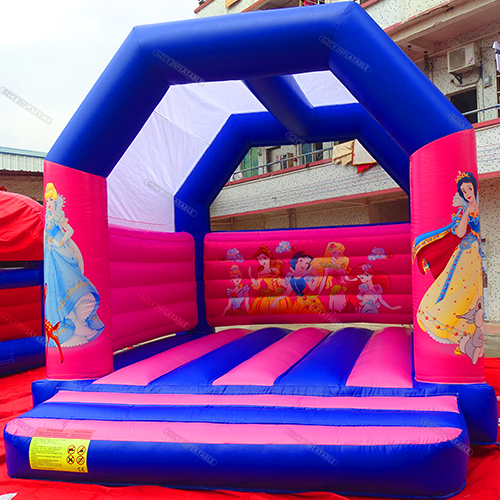 Princess bouncy castelo inflável