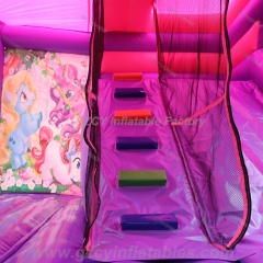 Unicorn Bounce House With Slide