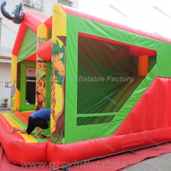 Elephant Bounce House With Slide
