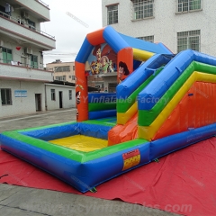 Toy Story Bounce House With Slide Combo Pool