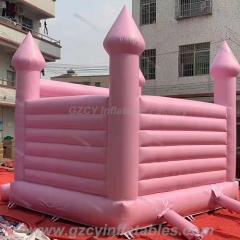 Bubble Gum Color Inflatable Bounce House