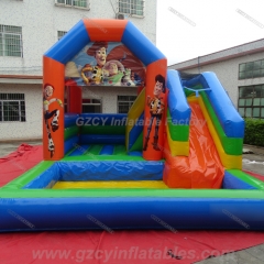 Toy Story Bounce House With Slide Combo Pool