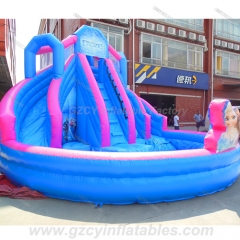 Frozen Water Slides Backyard Inflatable
