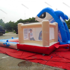 Shark Water Slides Backyard Inflatable