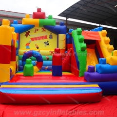 Lego Bouncers Jumping Castles Slide Inflatable