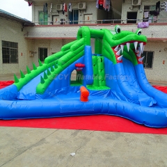 Crocodile Inflatable Water Slide