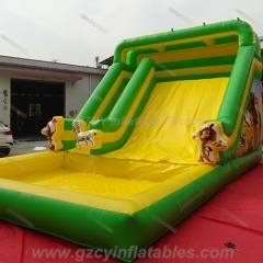 Minion Toboggan Gonflable tobogán inflable tobogán seco inflable