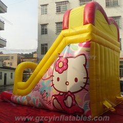 Hello Kitty Inflatable Pool Water Slides