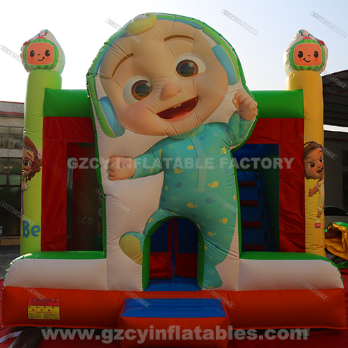 Cocomelon Inflatable Slide Bouncer