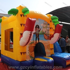 Tropic Bouncy Castle With Slide
