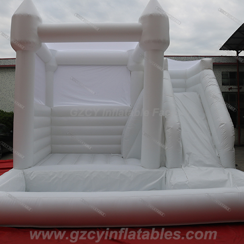 White Bouncy Castle Ball Pit