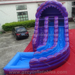 Inflatable Titanium Water Slide With Pool