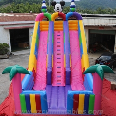 Mickey Double Lane Inflatable Slide