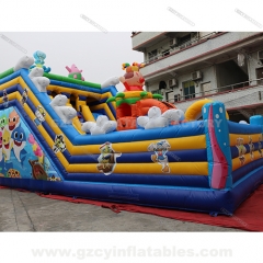 Minion Toboggan Gonflable Inflatable Dry Slide