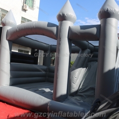 Gray Inflatable Bounce House