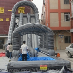 Grey Marble Adult Water Slide